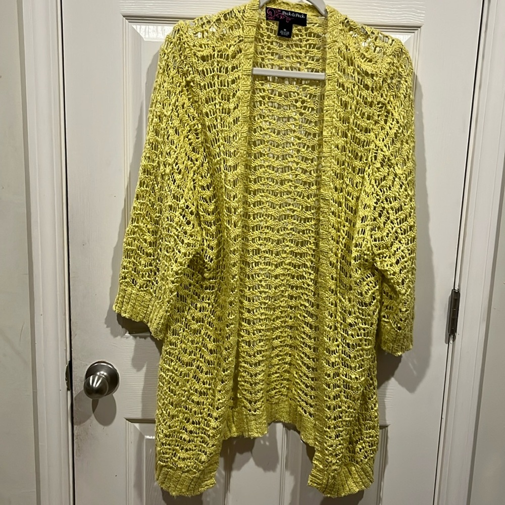 Peck & Peck Yellow Sweater